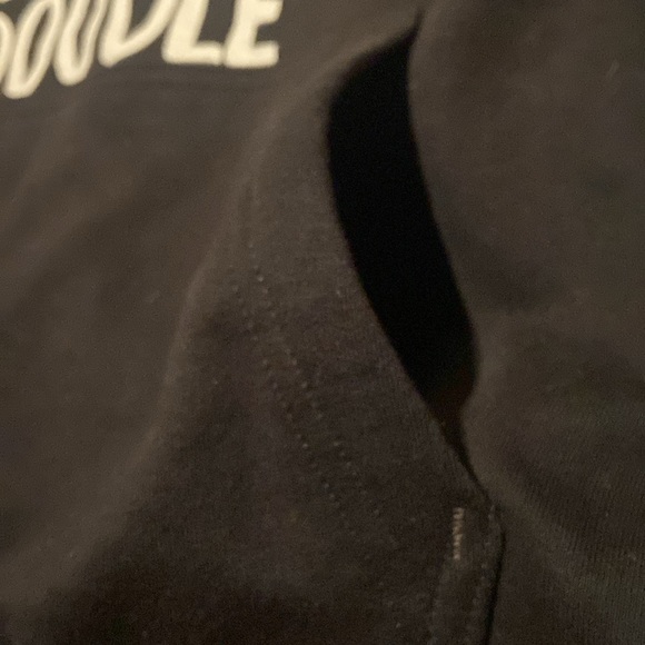 MY SISTER IS A GOLDEN DOODLE Size L Black Hoodie - Picture 6 of 7